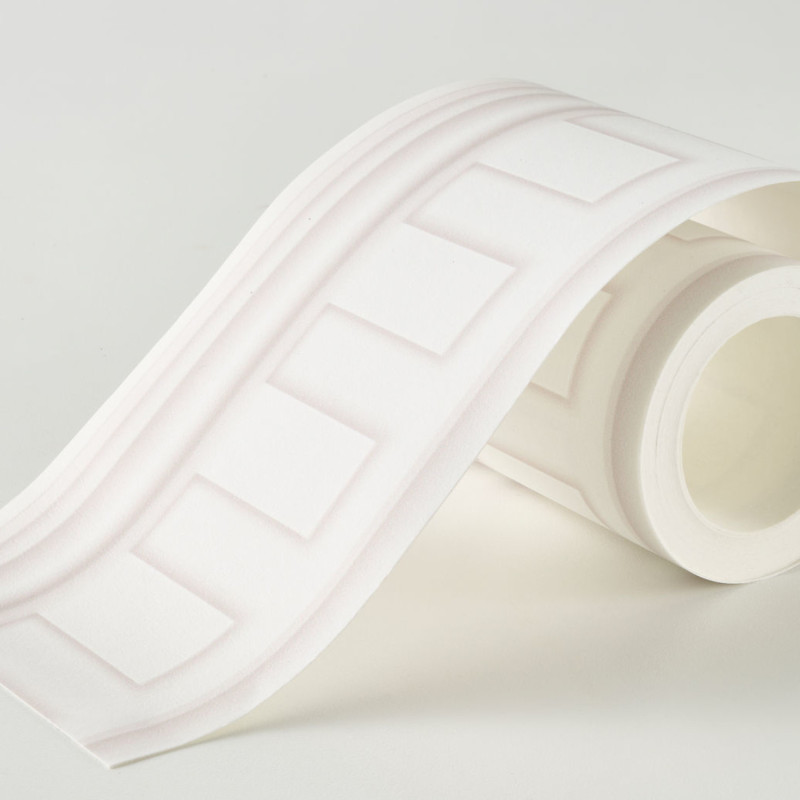 Frise papier peint intissé L'Impératrice blanc antique - Moulures&Co - Casadeco - MOCO201320345