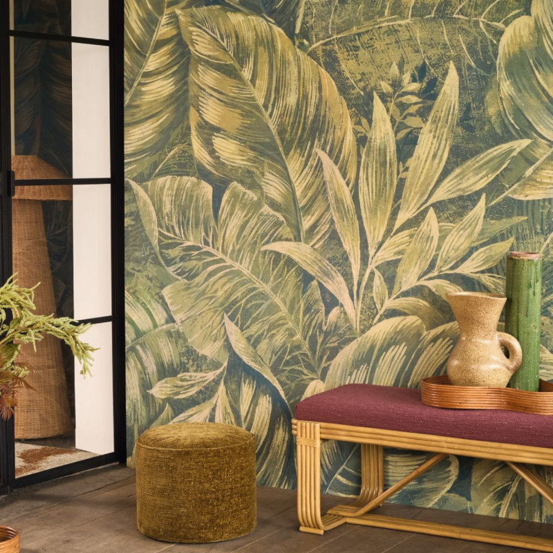 Panoramique vinyle sur intissé Karipuna - 200X280cm - Vegetals - Casadeco - VEGE201317703