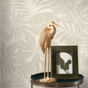 Papier peint vinyle sur intissé Granada beige - Vegetals - Casadeco - VEGE86431252