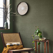 Papier peint vinyle sur intissé Boaco vert taiga - Vegetals - Casadeco - VEGE201307997
