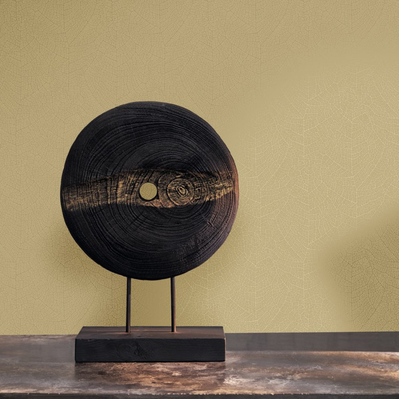 Papier peint vinyle sur intissé Nola gold - Vegetals - Casadeco - VEGE201282332