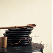 Papier peint vinyle sur intissé Tarrazu beige sable - Vegetals - Casadeco - VEGE201271221