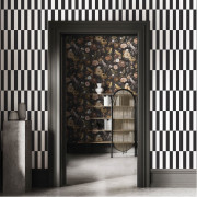 Papier peint intissé Ritmo noir - Maison Paradis - Lutèce - MP15552