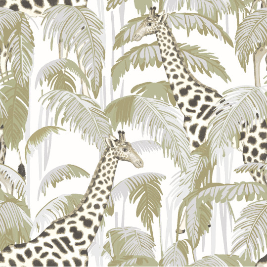 Papier peint intissé Girafe...