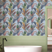 Papier peint intissé Ananas bleu ciel - Maison Paradis - Lutèce - MP15516