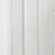 Rideau voilage à œillets Célestine uni rayé blanc - 150x280cm - Linder - 257-28