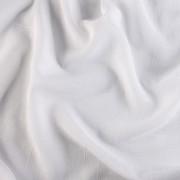 Rideau voilage à œillets Encelade uni carreaux blanc - 140x240cm - Linder - 258-10