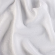Rideau voilage à œillets Encelade uni carreaux blanc - 140x240cm - Linder - 258-10