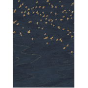 Panoramique intissé Migration bleu nuit or - 210x300cm - Panoramas 4 - Casamance - 76730610