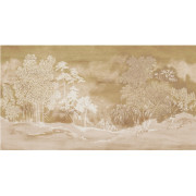 Panoramique intissé Koraku blanc or - 560x300cm - Panoramas 4 - Casamance - 76720100