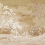 Panoramique intissé Koraku blanc or - 560x300cm - Panoramas 4 - Casamance - 76720100