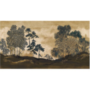 Panoramique intissé Koraku noir or - 560x300cm - Panoramas 4 - Casamance - 76720304