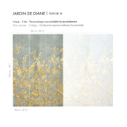 Panoramique intissé Jardin de Diane - 210x300cm - Panoramas 4 - Casamance - 76740814
