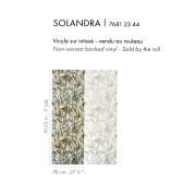 Papier peint vinyle sur intissé Solandra vert - Panoramas 4 - Casamance - 76812344
