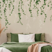 Panoramique intissé Trailing Ivy Mural Lierre vert - 300X300cm - Beaux-Arts - Lutèce - MN50942
