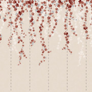 Panoramique intissé Trailing Ivy Mural Lierre marron - 300X300cm - Beaux-Arts - Lutèce - MN50941