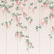 Panoramique intissé Wisteria Mural rose blush - 300X300cm - Beaux-Arts - Lutèce - MN50939