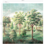 Panoramique intissé Orchard Mural - 300X300cm - Beaux-Arts - Lutèce - MN50943