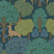 Papier peint intissé Forest of Arden bleu - Beaux-Arts - Lutèce - M1850