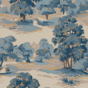 Papier peint intissé Sherwood Forêt bleu - Beaux-Arts - Lutèce - M1830