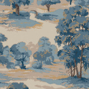 Papier peint intissé Sherwood Forêt bleu - Beaux-Arts - Lutèce - M1830