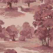 Papier peint intissé Sherwood Forêt bordeaux - Beaux-Arts - Lutèce - M1828