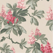 Papier peint intissé Chestnut Floral Châtaignier rose - Beaux-Arts - Lutèce - M1822