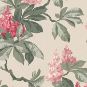 Papier peint intissé Chestnut Floral Châtaignier rose - Beaux-Arts - Lutèce - M1822