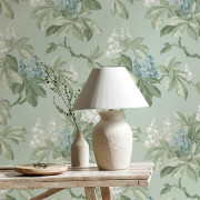 Papier peint intissé Chestnut Floral Châtaignier bleu - Beaux-Arts - Lutèce - M1819