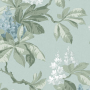 Papier peint intissé Chestnut Floral Châtaignier bleu - Beaux-Arts - Lutèce - M1819