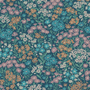 Papier peint intissé Ditsy Daisies Marguerites bleu - Beaux-Arts - Lutèce - M1813