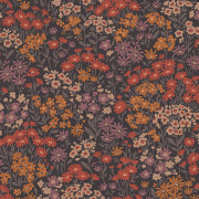 Papier peint intissé Ditsy Daisies Marguerites marron chocolat - Beaux-Arts - Lutèce - M1812