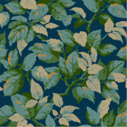 Papier peint intissé Canopy Feuillage bleu - Beaux-Arts - Lutèce - M1807
