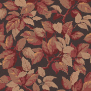 Papier peint intissé Canopy Feuillage marron rouge - Beaux-Arts - Lutèce - M1805