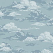 Papier peint intissé Cumulus Ciel Nuageux bleu - Beaux-Arts - Lutèce - M1808