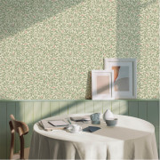 Papier peint intissé Winter Berry Baie rouge vert - Beaux-Arts - Lutèce - M1840