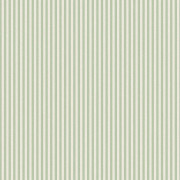 Papier peint intissé Ticking Stripe Rayure fine vert - Beaux-Arts - Lutèce - M1846
