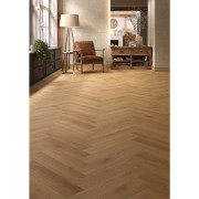 Sol Stratifié - chevron bâton rompu chêne miel - 452 - Allure - ALSAFLOOR