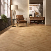 Sol Stratifié - chevron bâton rompu chêne miel - 452 - Allure - ALSAFLOOR