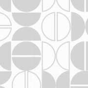 Papier peint vinyle sur intissé Graphique Pastille gris - Les Essentiels - Lutèce - 51201909