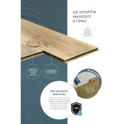 Sol Stratifié - parquet chêne Papyrus - 705W - Solid Plus - ALSAFLOOR