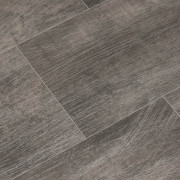 Sol PVC - Brighton 594 Carrelage marron gris anthracite métallisé - Texmark - Prestige - IVC - rouleau 4M