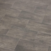 Sol PVC - Brighton 594 Carrelage marron gris anthracite métallisé - Texmark - Prestige - IVC - rouleau 4M