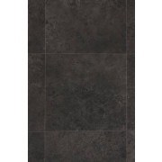 Sol PVC - VERNAZZA 599 Carrelage gris anthracite - Essential - Vigan - IVC - rouleau 3M