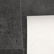 Sol PVC - VERNAZZA 599 Carrelage gris anthracite - Essential - Vigan - IVC - rouleau 3M
