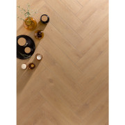 Sol Stratifié - chevron bâton rompu chêne Calisson - 525 - Elegant - ALSAFLOOR