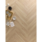 Sol Stratifié - chevron bâton rompu chêne Molly - 706 - Elegant - ALSAFLOOR