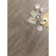 Sol Stratifié - chevron bâton rompu chêne Ulysse - 708 - Elegant - ALSAFLOOR