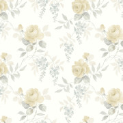Papier peint intissé Charmaine rameau floral beige sable - Alice et Rose - Lutèce - VI81903