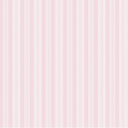 Papier peint intissé Colette rayure rose bébé blanc - Alice et Rose - Lutèce - VI81601